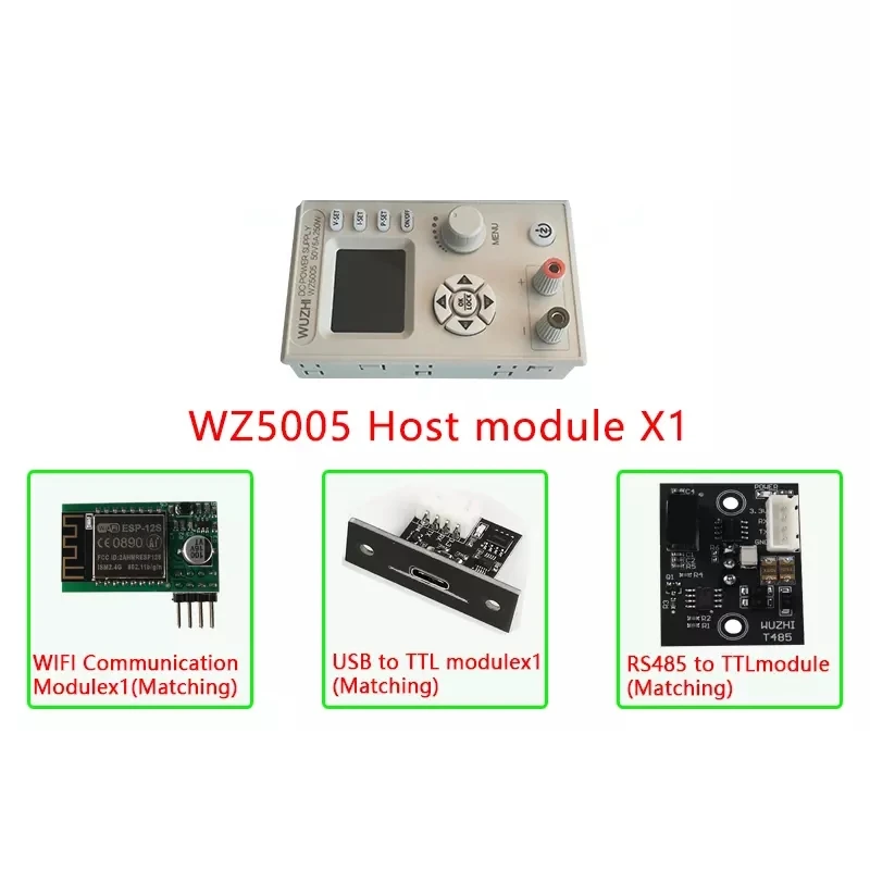 SHGO HOT-WZ5005 Power Module Adjustable Regulated Laboratory Variable Power Supply Communication