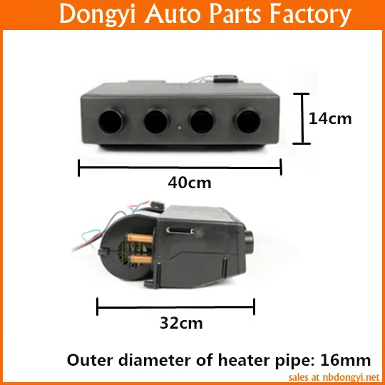 404 Air Conditioning Evaporator Heating and Cooling Integrated Four Holes 12V 24V Universal Evaporator Assembly