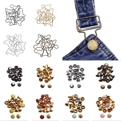 10Pcs Metal Doll Buckle For Overalls Bags Gourd Buckle Mini Doll Belt Buttons 1/6 Doll Clothes Pants Trousers Sewing Accessories