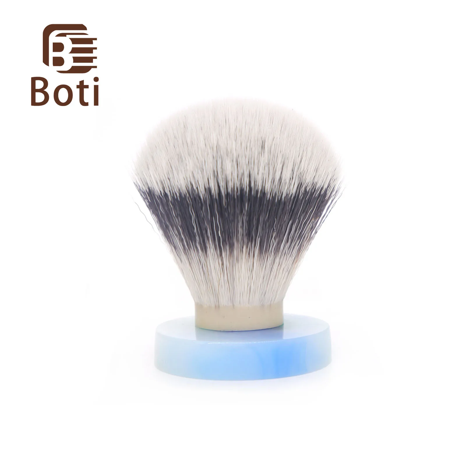 Boti Brush-Imitate Two Band Synthetic Hair Knot Bulb Type Daily Cleaning Beard Shaping Tool Beard Care Kit