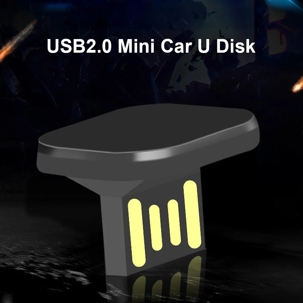 Built-in music,16GB 32GB 64GB Flash Mini Short Car U Disk Pendrive USB2.0 Short UDP Udisk Chip Flash Music Video USB Drive