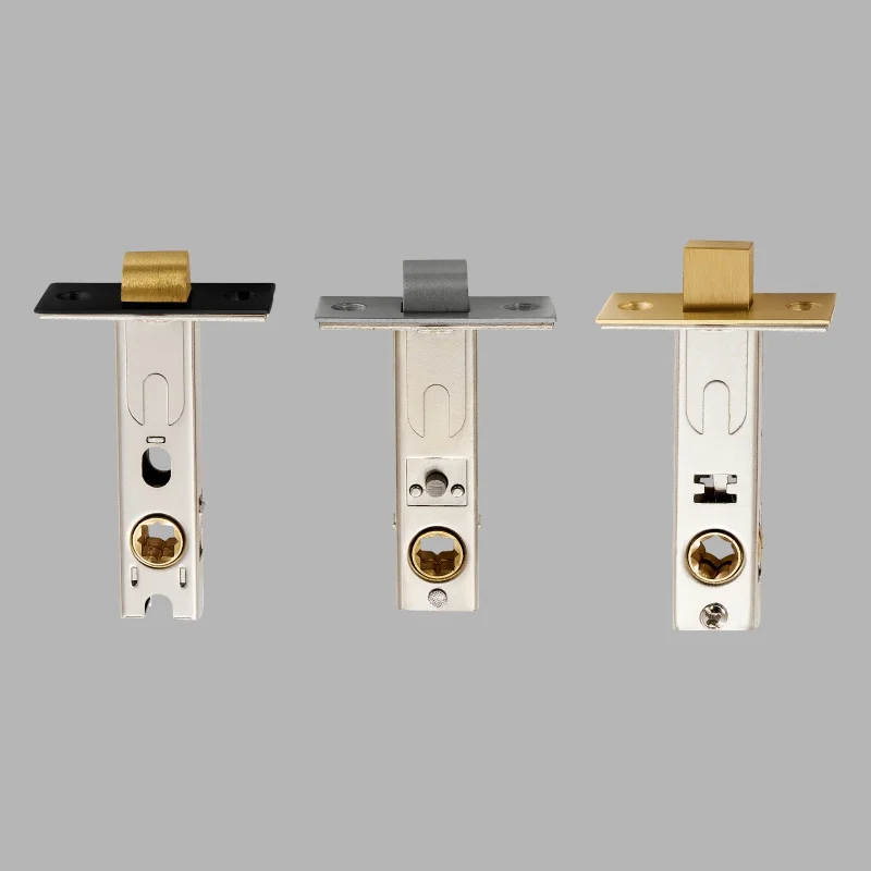 DOOROOM Lock Case Mortise Tubular Latch Oblique Tongue Square Tongue