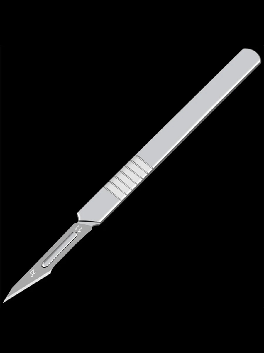 10 Stück Klingen Edelstahl Chirurgisches Skalpell 11 # 23 # Abnehmbare Aufbewahrungsbox mit Metallgriff für Pflanzenpfropfen, Schnitzen, DIY-Reparaturen – Detail 9