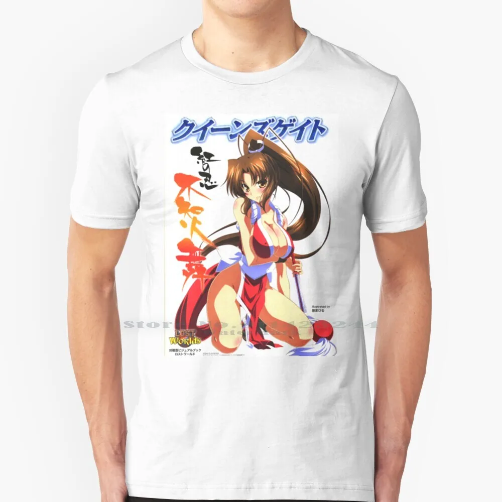 Mai Shiranui #33 T Shirt Cotton 6XL Sexy Hentai Ecchi Echi Erotic Lewd Tits Titties Boobs Oppai Anime Fatal Fury The King Of