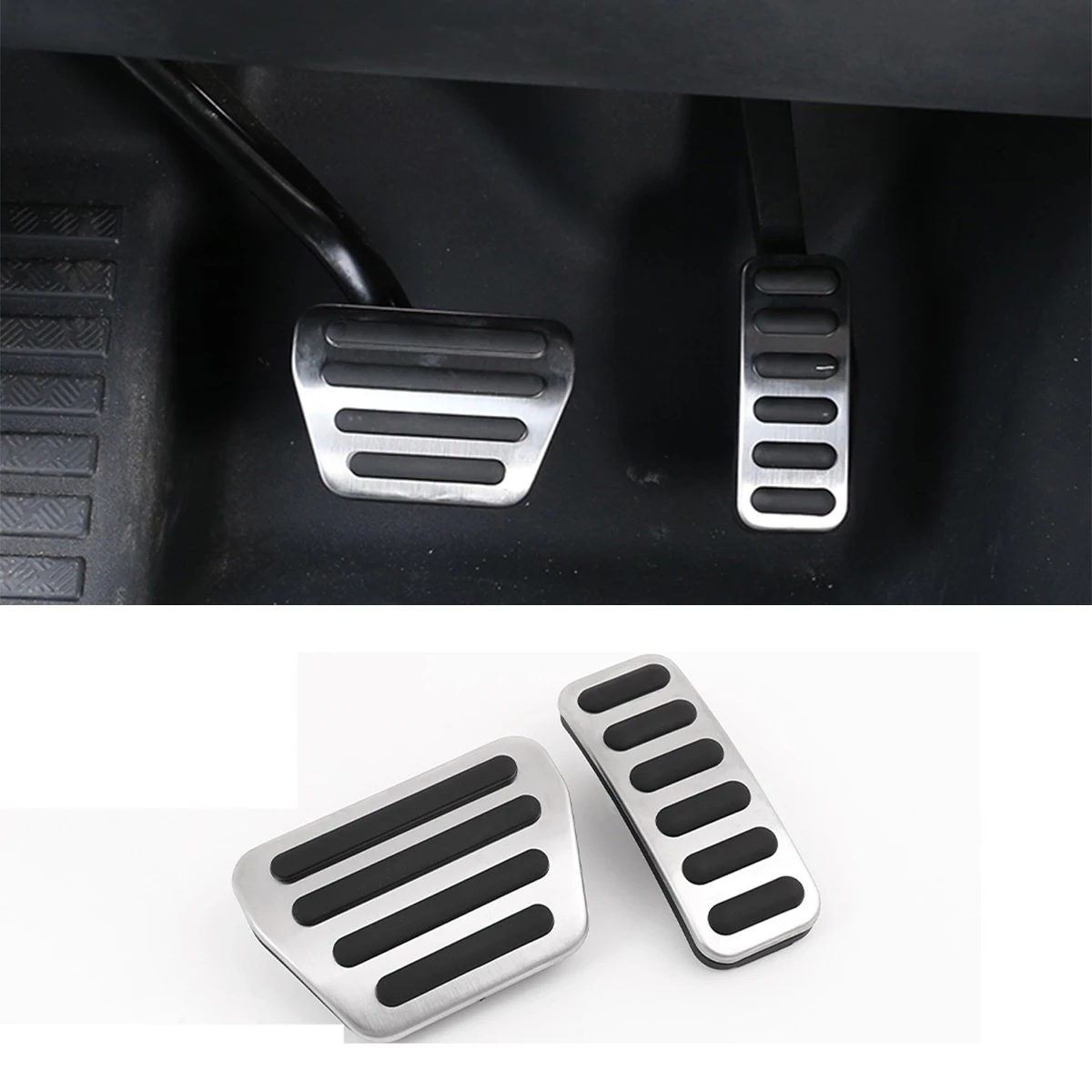 

Stainless Steel for Land Rover Discovery 5 2014-2020 Defender 110 2020 Car Gas Fuel Brake Pedal for Range Rover Vogue 2013-2020