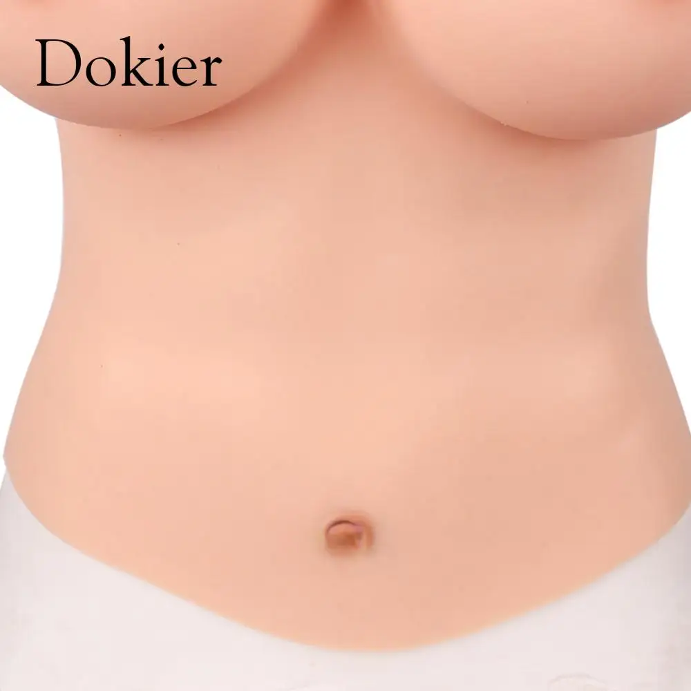 Dokier Huge Realistic Silicone Breast Forms Big Fake Chest Boobs Crossdressing for Crossdresser Transgender Breastplate Halfbody