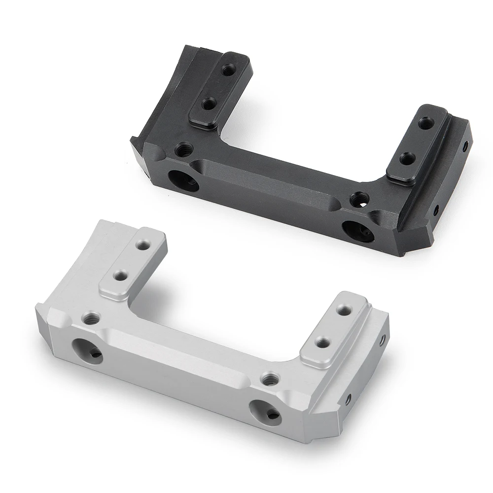 AXSPEED Aluminum Alloy Front Bumper Mount Servo Stand for Axial SCX10 II 90046 90047 Jeep Wrangler 1/10 RC Crawler Car Parts