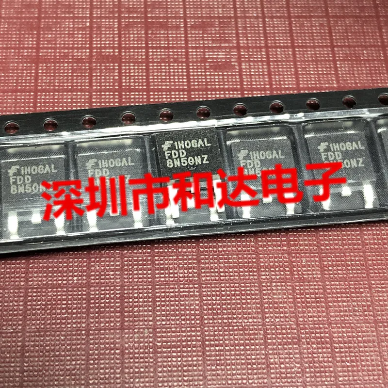 Original 5Pcs/FDD8N50NZ TO-252 500V 6.5A