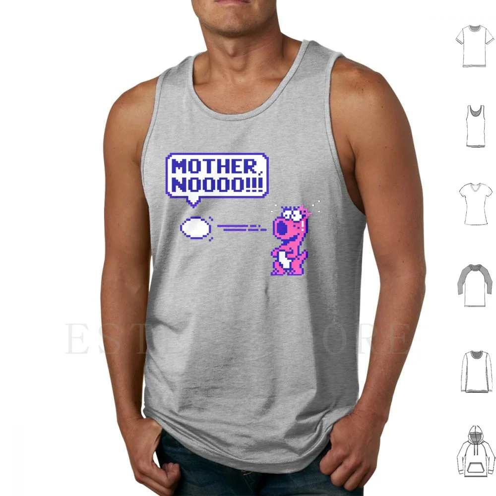 8 Bit Bear ( Mother Noooo!!! )-T Shirt Tank Tops Vest Cotton 8bit Bear Family Computer Cute R2d2 C3po Bb8 Kylo Ren Rogue One