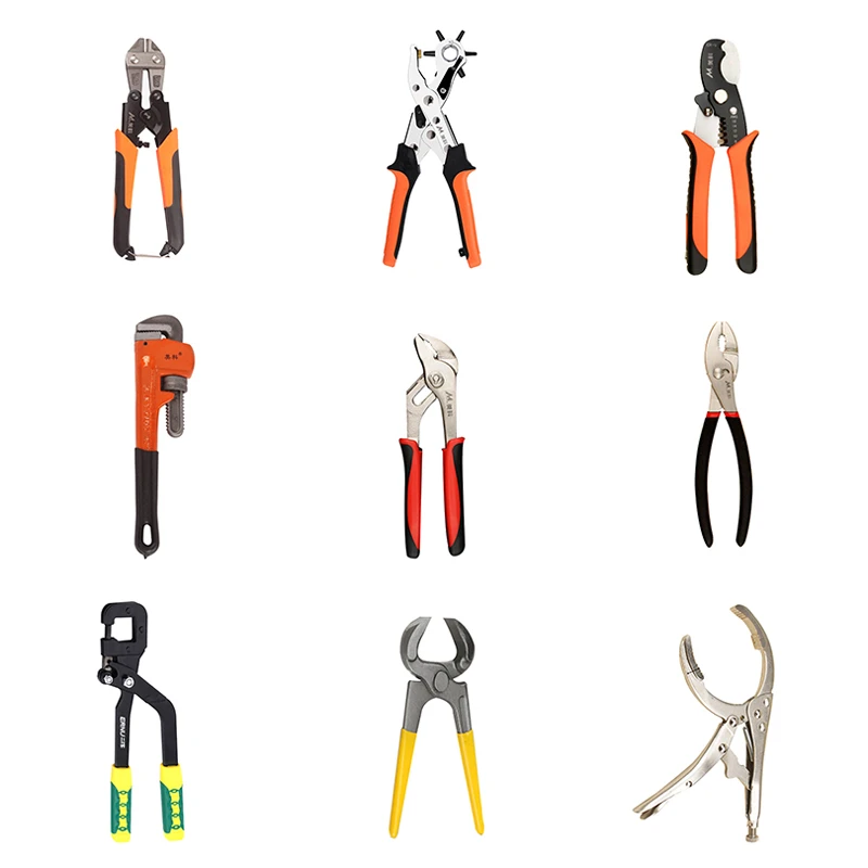 Multifunctional Pliers Set High Carbon Steel CR-V Alloy Steel Material Durable Cutting Crimping Stripping Pliers 8inch 10inch