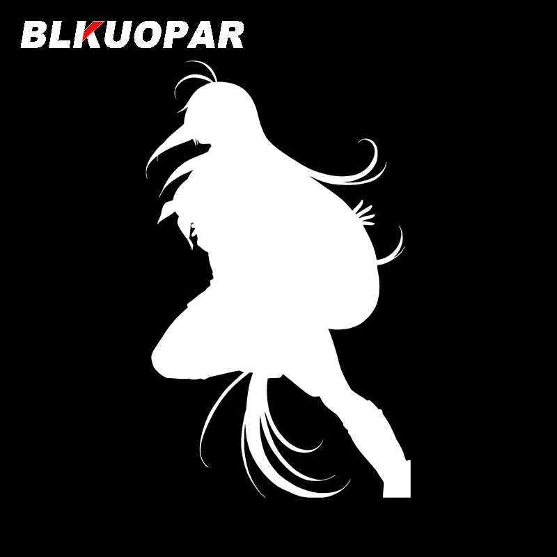 BLKUOPAR for Witch Image Graphic Car Stickers Sunscreen Decals Windshield Occlusion Scratch Motorcycle Helmet Decor Car Styling