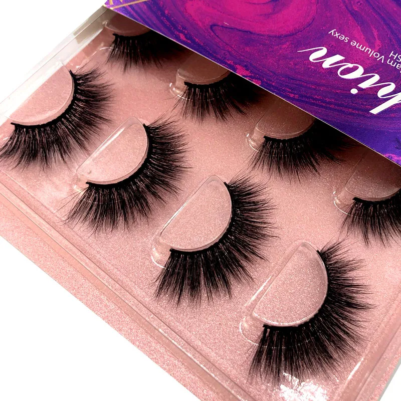 Neue 6 Paar 10–25 mm künstliche Wimpern, 100 % Nerzwimpern, Nerzwimpern, natürliche dramatische Volumenwimpernverlängerung, falsche Wimpern – Detail 24