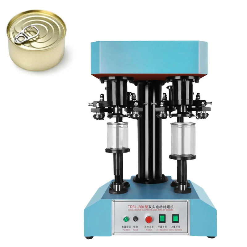 

Automatic Food Can Lid Machine Sealing Machine Plastic Aluminum Cans Snacks Preserved Fruit Tin Can Paper Can Sealing Machine