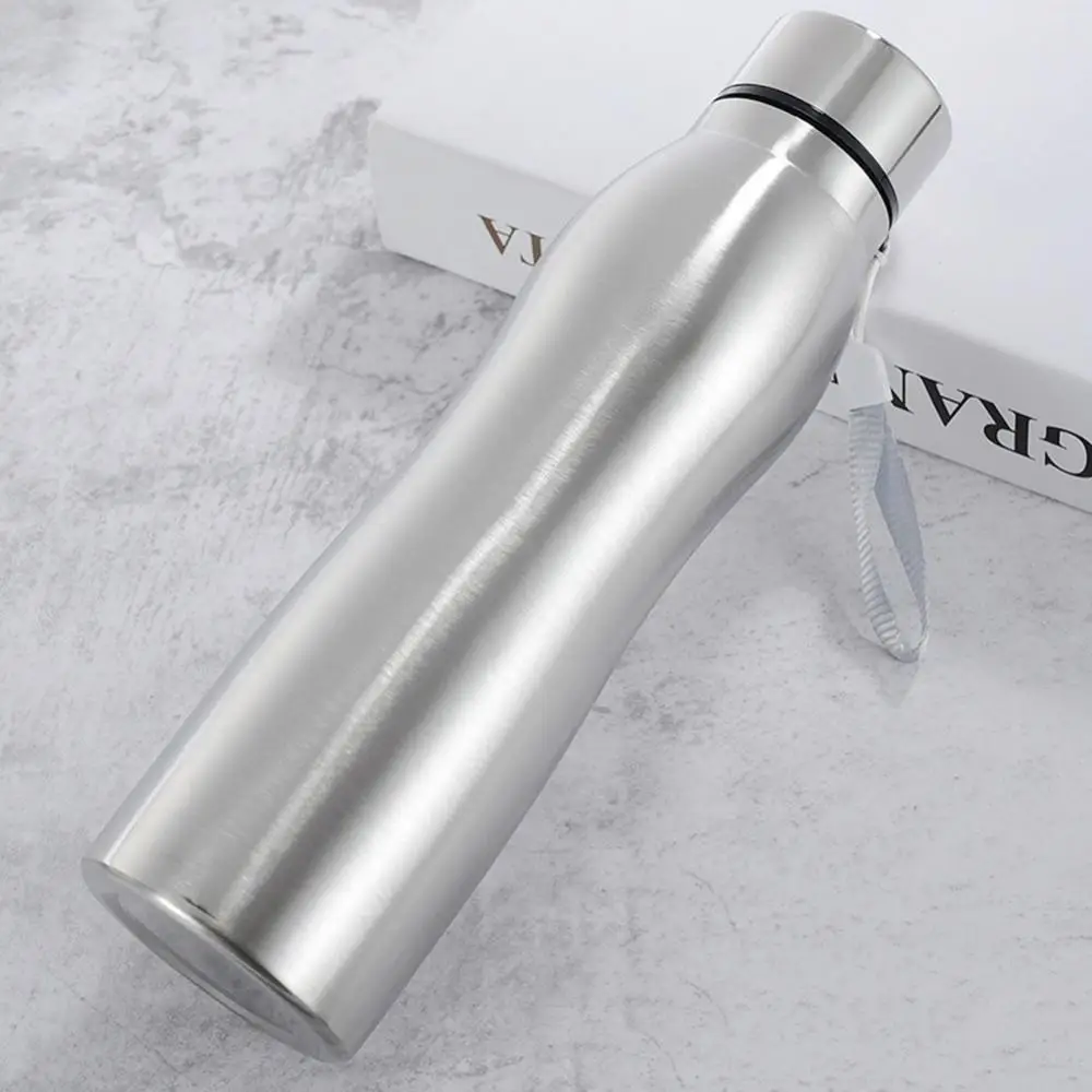 750ml Portable Stainless Steel Water Bottle Outdoor Sports Drink Cup Cold water cup sports bottle water cup camping accesorios