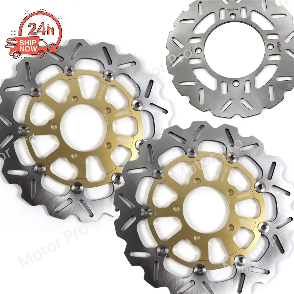 For Kawasaki Z800 E ABS 2013 2014 2015 Front Rear Brake Disc Disk Rotor Kit Motorcycle Z800E Z 800E Z1000 ZZR 1400 CNC Aluminum