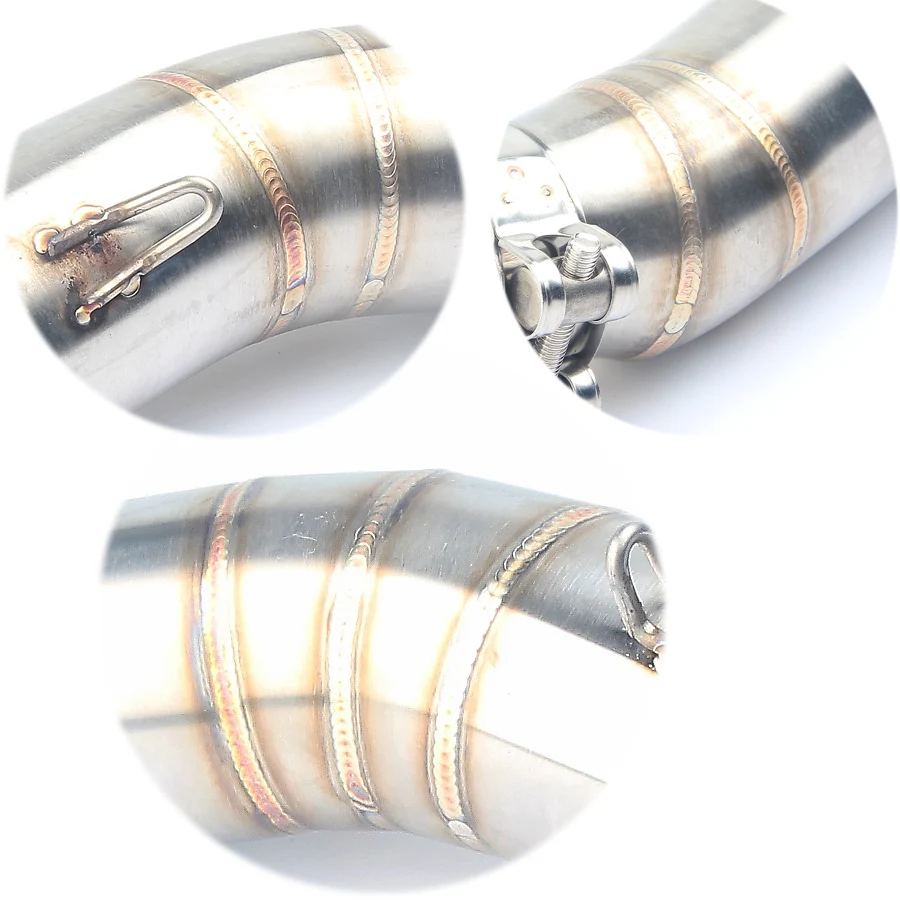 For CBR500  CBR 500R CBR300 2012-2015  CB400 CB 400 Motorcycle Exhaust Middle Pipe Muffler Connector Slip-on Adapter 2012-2015