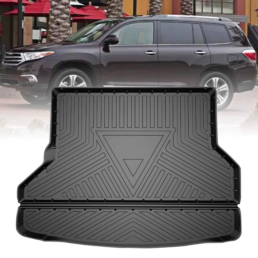 

For Toyota Highlander 5 seats/7 seats 2006-2012 2013 2014 Waterproof Car Trunk Boot Seat Cover Cushion Trunk Protector Liner Mat