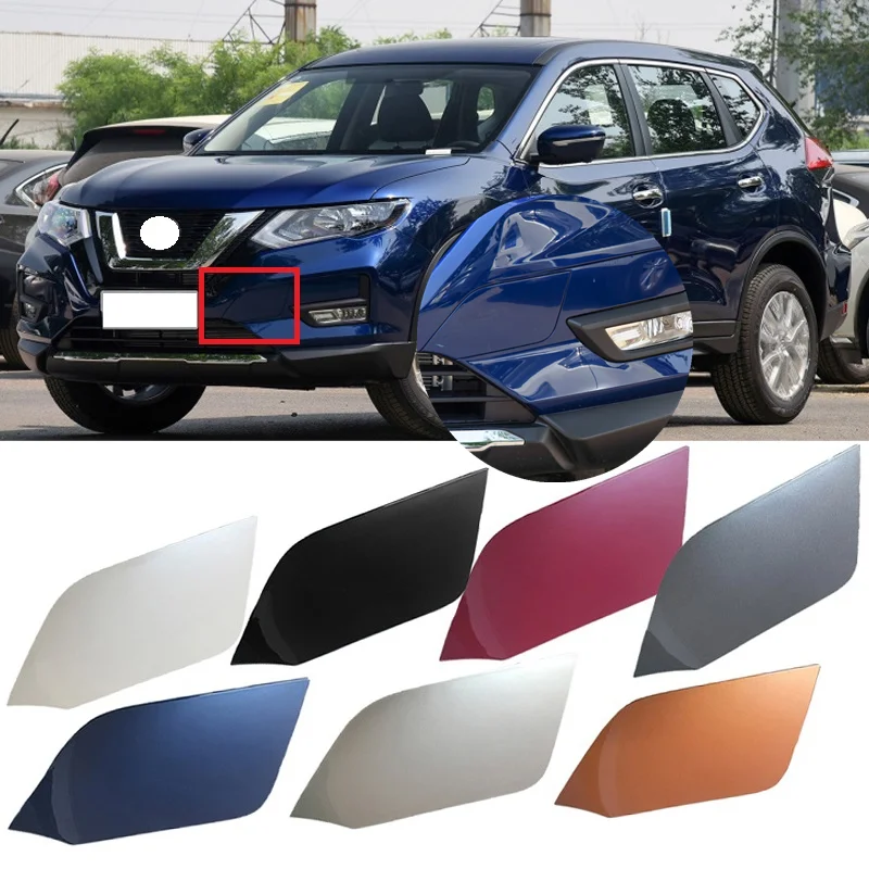 Lofty Richy For Nissan X-Trail XTrail 2017-2019 Car Front Bumper Trailer Cover Towing Hole Lid Traction Hook Cap Shell Trim Hood