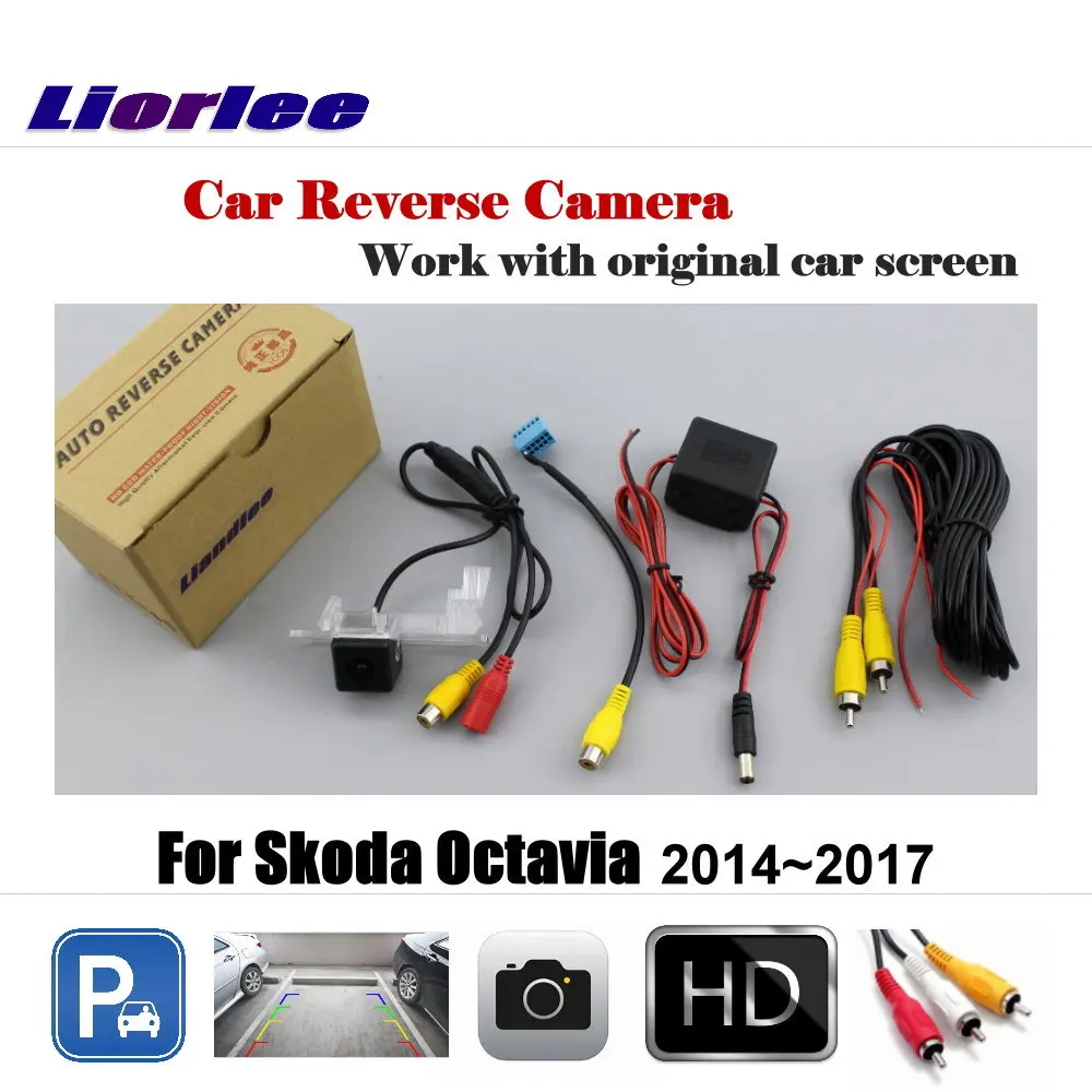 

For Skoda Octavia 2014 2015 2016 2017 Car Rear View Back Camera Rearview Reverse Parking OEM HD CCD CAM