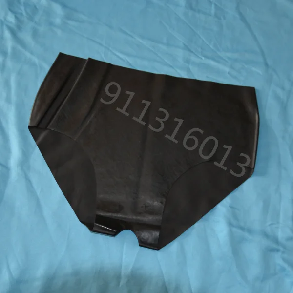 Culotte ouverte à l'entrejambe en latex pour femme, moule en caoutchouc, lingerie sans entrejambe