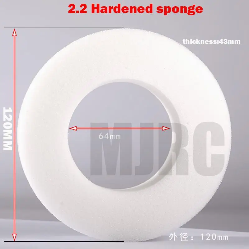 1pair 1:10 Wheel Sponge Liner For trx4/scx10II/AXIAL/TRX-6/D90 1.9 Inch/2.2 Inch Hardened Tire Sponge Foam RC Crawler Cars Parts