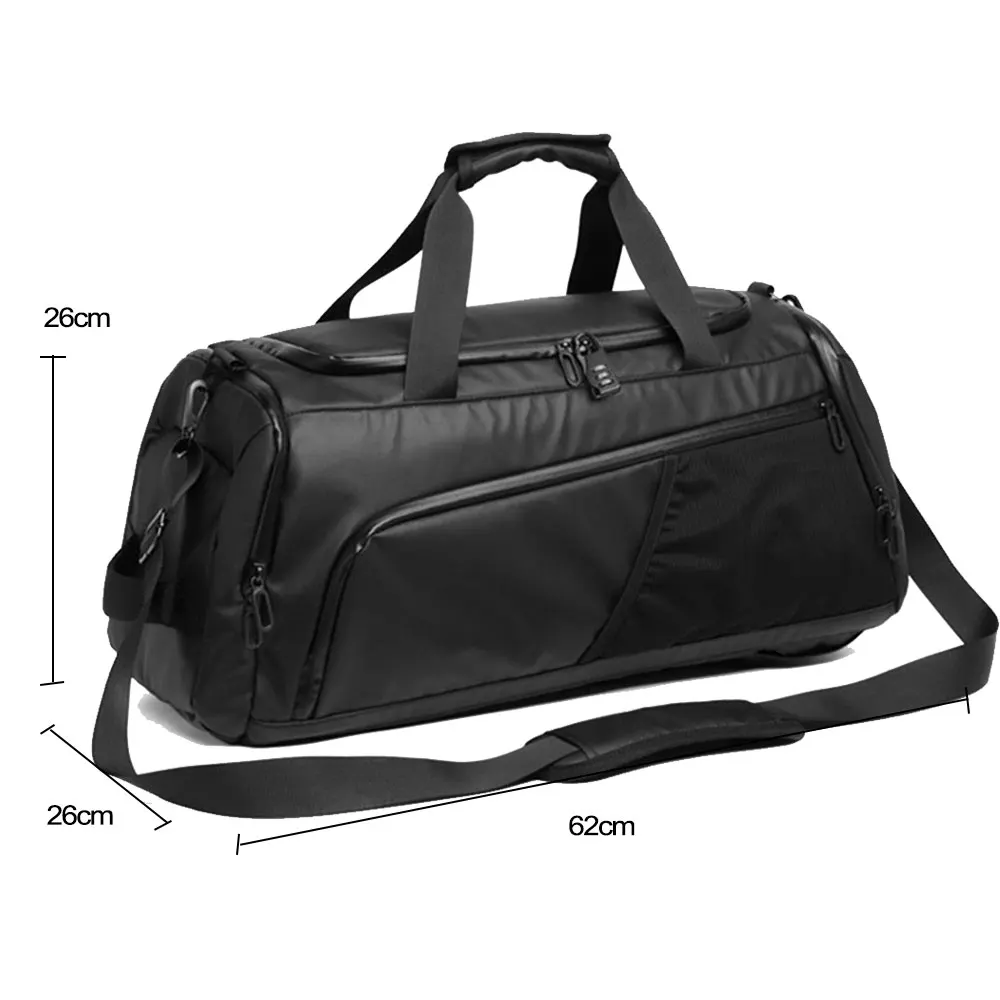 Mochila táctica impermeable MOLLE con compartimento seco y húmedo - imagen 5