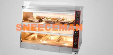 جهاز عرض تسخين الطعام بطول 1.2 متر، عرض تدفئة أرخص للبيع، تحكم مستقل في درجة الحرارة