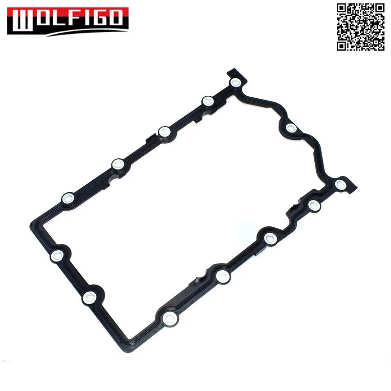 WOLFIGO New 713478600 Engine Oil Pan Gasket for Mini Cooper R50 R53 R5211 11131487221,11 13 1 487 221,21506061071, 14089700