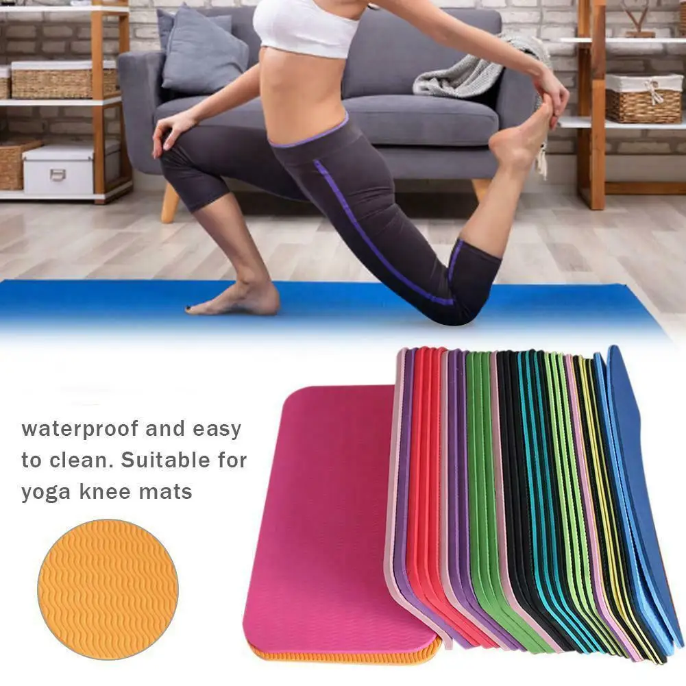 Abdominal Wheel Kneeling Mat Yoga Mat Knee Mat Fitness Thick Mat Kneeling Cushion Dumbbell Mat Equipment Garden Mat O5I3