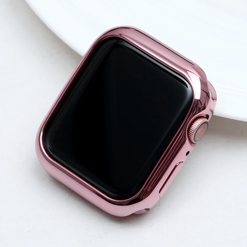 Case+strap For Apple Watch band 40mm 44mm iwatch 38mm 42mm Plated case+Metal belt Magnetic loop bracelet apple Watch 6 se 5 4 3