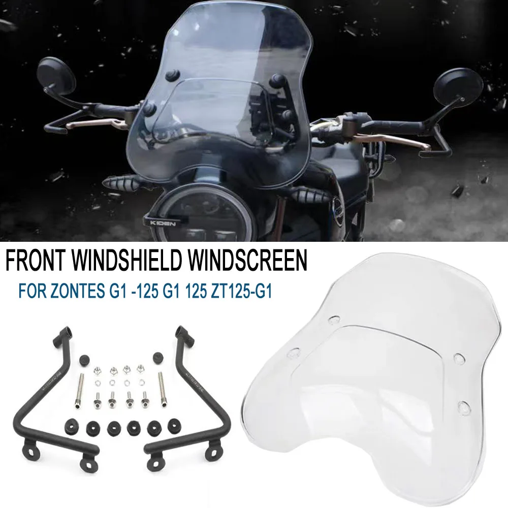 

Motorcycle Wind screen Deflector Windshield For Zontes G1 -125 ZT125-G1 125-G1