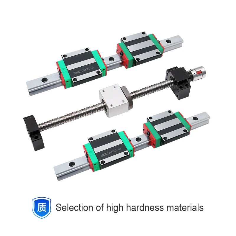 CNC router linear guide set ball screw set HGR20 HGH20 linear rails square rail + sliders / block +SFU1605 SFU1610 C7 ballscrew