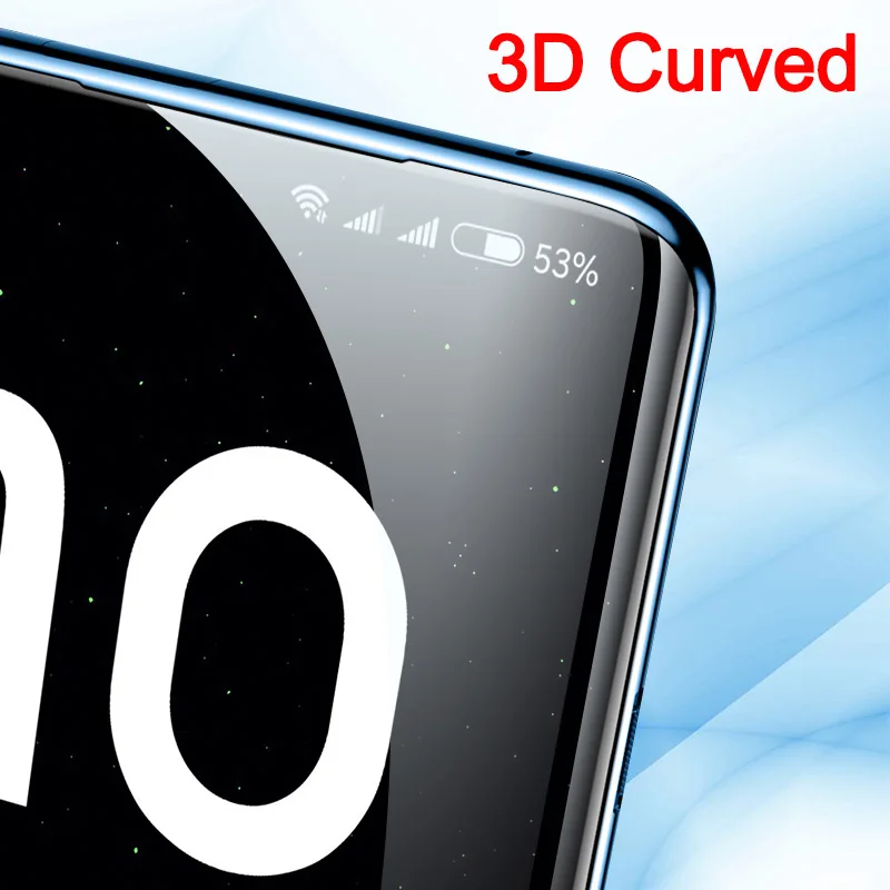 For xiaomi mi 10 pro glass screen protector mi10 10pro protective tempered glas xiaome mi10pro 5g with camera lens film 3d 2in1