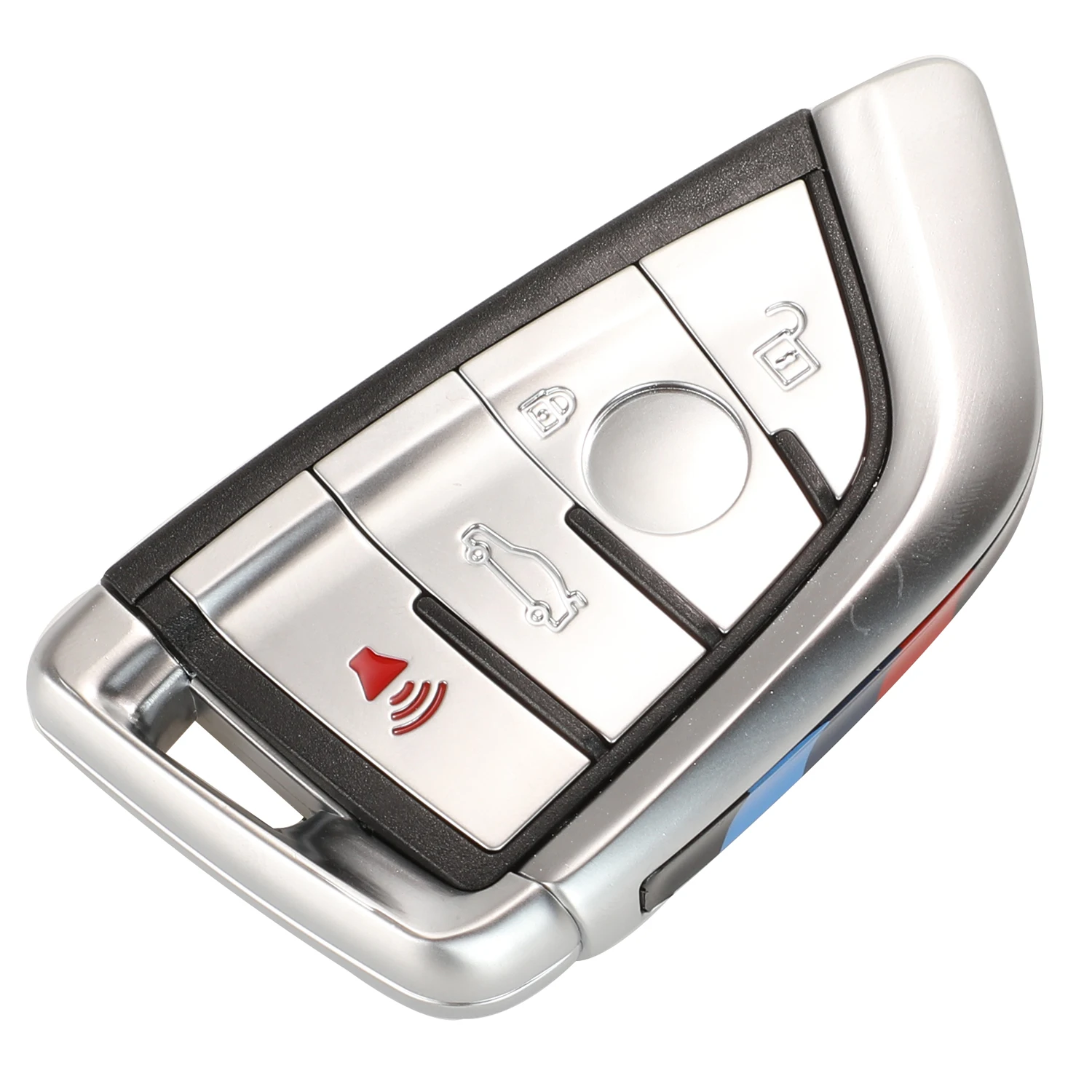 Jingyuqin 4 Taste Smart Karte Auto Schlüssel Shell Fall Für BMW 1 2 7 Serie X1 X5 X6 X5M X6M F Klasse Remote Key Fob Abdeckung Insert Klinge