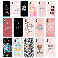 39 Honey Girl Boss Like A Boss gift Soft Silicone Tpu Cover phone Case for Xiaomi Redmi S2 3S MI A3 Note 9T 4 Prime case