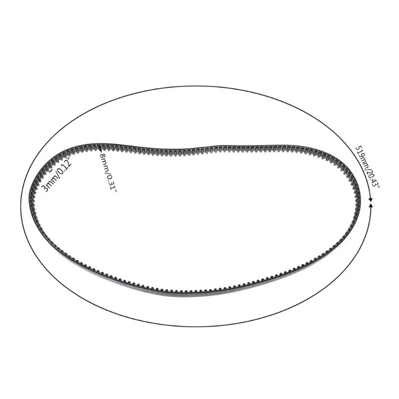 Tự Động Làm Bánh Mì Máy Dây Dây Đeo Vành Đai 549Mm Cho XBM-1328 Dụng Cụ