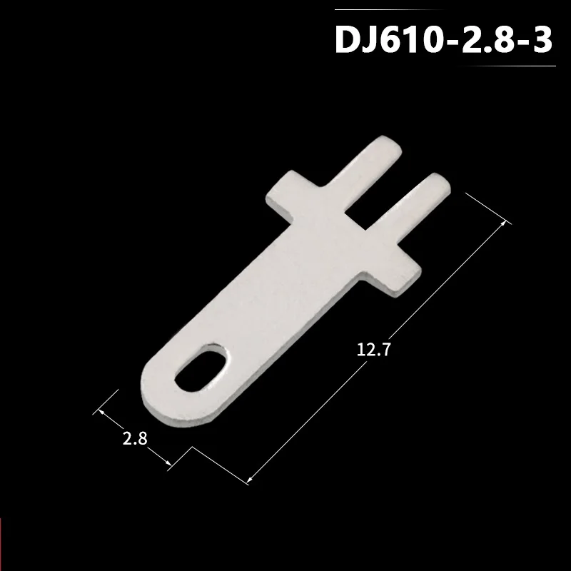 100pcs 2.8 인서트 플러그 스프링 터미널 PCB 솔더 러그 유형 두께 0.5mm 0.8mm 두 다리, PCB 용접 시트 터미널 Best5 100pcs 2.8 인서트 플러그 스프링 터미널 PCB 솔더 러그 유형 두께 0.5mm 0.8mm 두 다리, PCB 용접 시트 터미널 Best5
