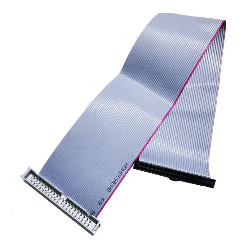 Elastyczny kabel płaski 30cm, napęd dysku twardego linia danych 40Pin PC męski na żeński IDE złącze dysku twardego napęd dysku przedłużacz nowy C26