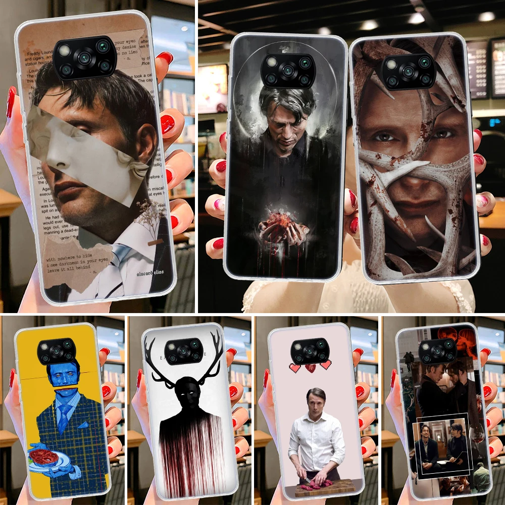 Hannibal Movie Phone Case For Xiaomi Poco X3 Nfc M3 F3 F1 Mi Note 10 Pro 11 Lite 11i 8 9 9T 10T CC9 A3 Cover Fundas Housing