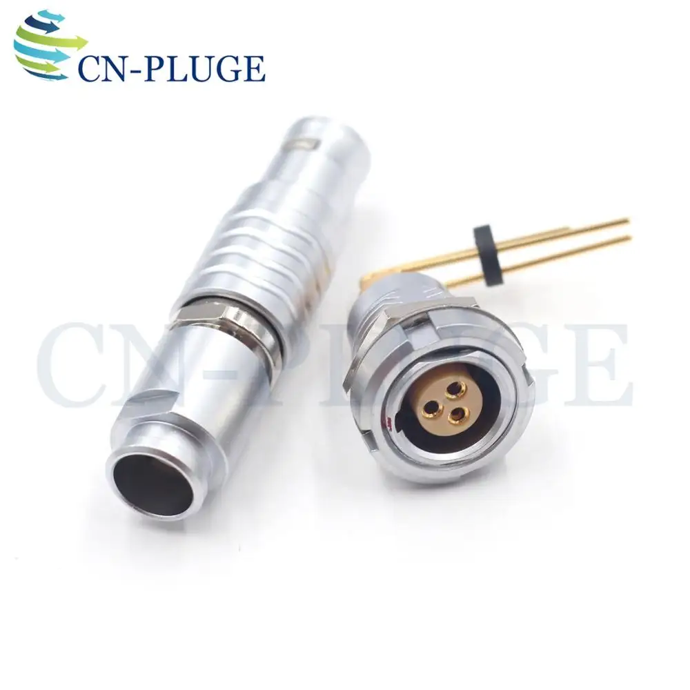 FHG E CG 1B M12 Type 2 3 4 5 6 7 8 10 12 14 16 pin Push Pull Self-locking Connector For Medical Devices, Cameras PCB Panel Mount