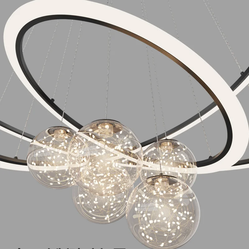 

Lamp in the Living Room Chandelier Nordic Light Luxury Creative Personality Modern Minimalist and Magnificent 2021new Dining