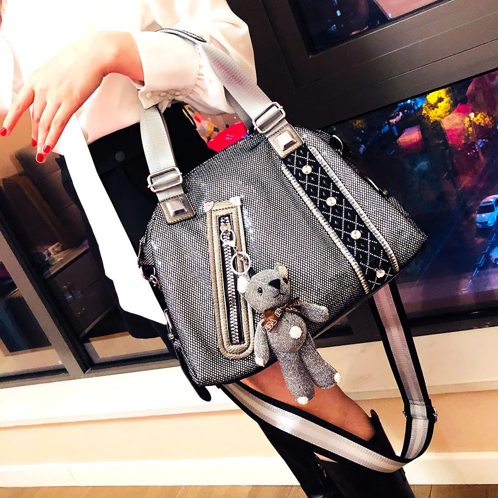 Luxury Designer Purses Women\'s Handbags Large Capacity Fashion Sequins Shopper Bag High Quality Tote 2022 Crossbody Shoulder Bag