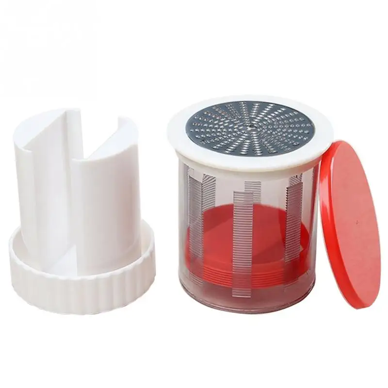 Plastic and Stainless Cheese Grater Butter Mincer Mill Fruits Shredder Slicer Cheese Tools Grinder Baby Food Supplement Tool