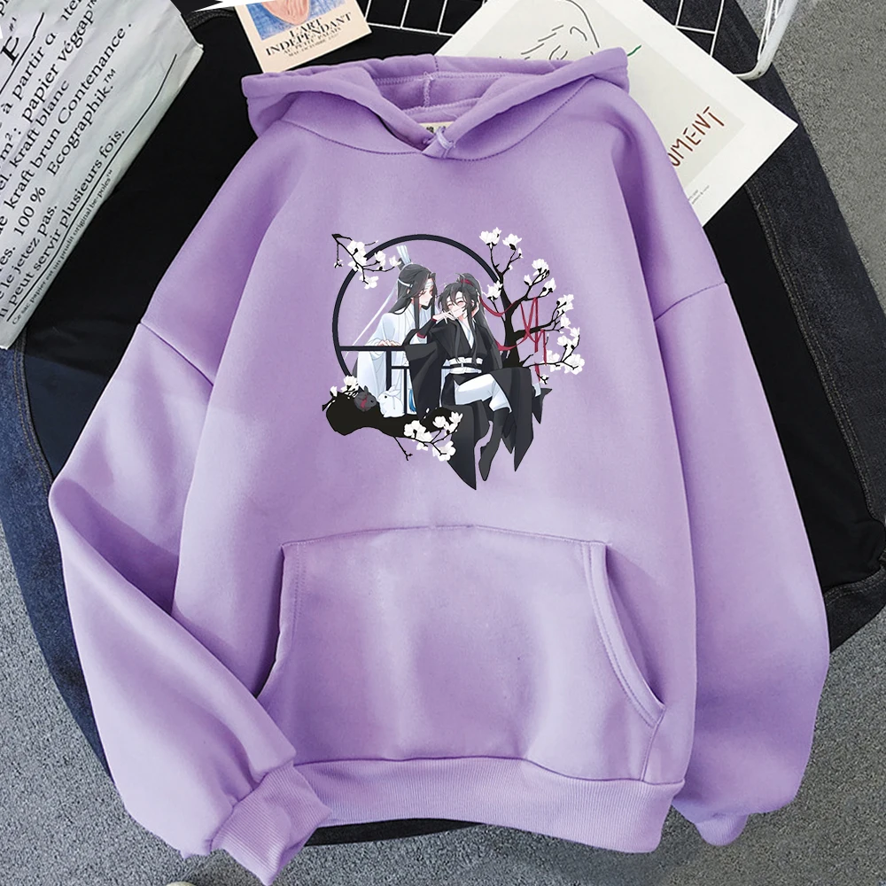 Anime Mo Dao Zu Shi Hoodie Streetwear Women The Untamed Lan WangJi Wei Wu Xian Print Hoodies Harajuku itself Sweatshirt moletom