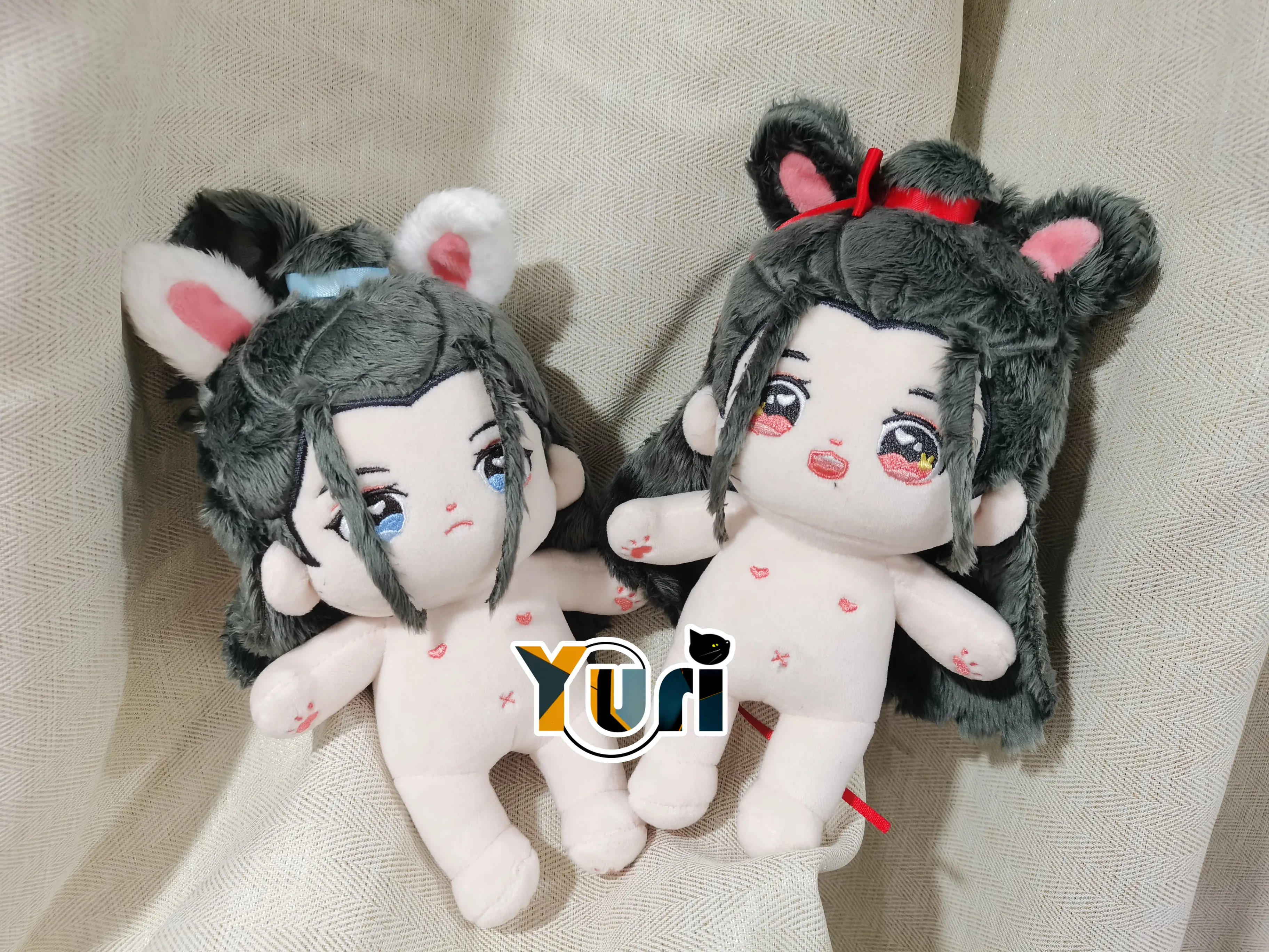 Limit The Untamed Wei Wuxian Lan Wangji Xiao Zhan Wang Yibo 15cm Plush Doll Clothes Toy Game Fan Collection Gift Sa GG