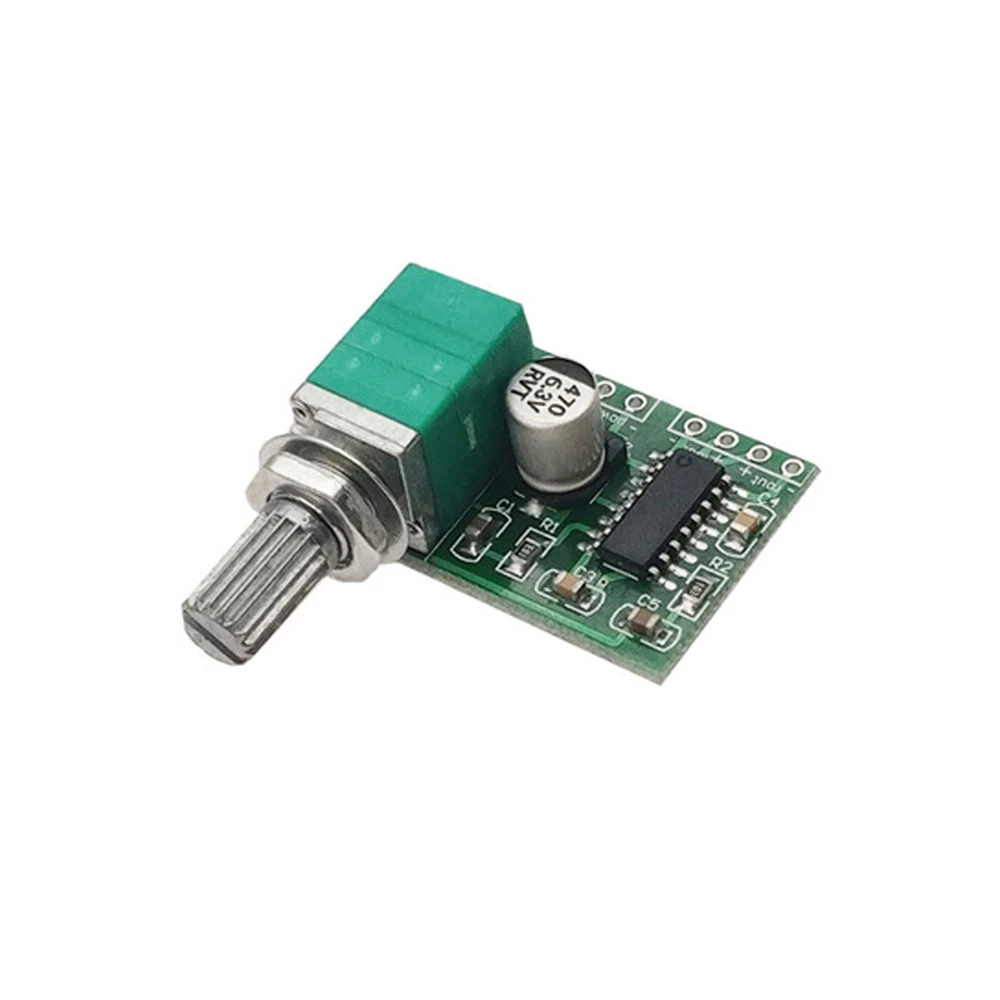 PAM8403 Module Digital Power Amplifier Board Miniature Class D Power Amplifier Board 2 * 3 W High 2.5 ~ 5 v USB Power Supply