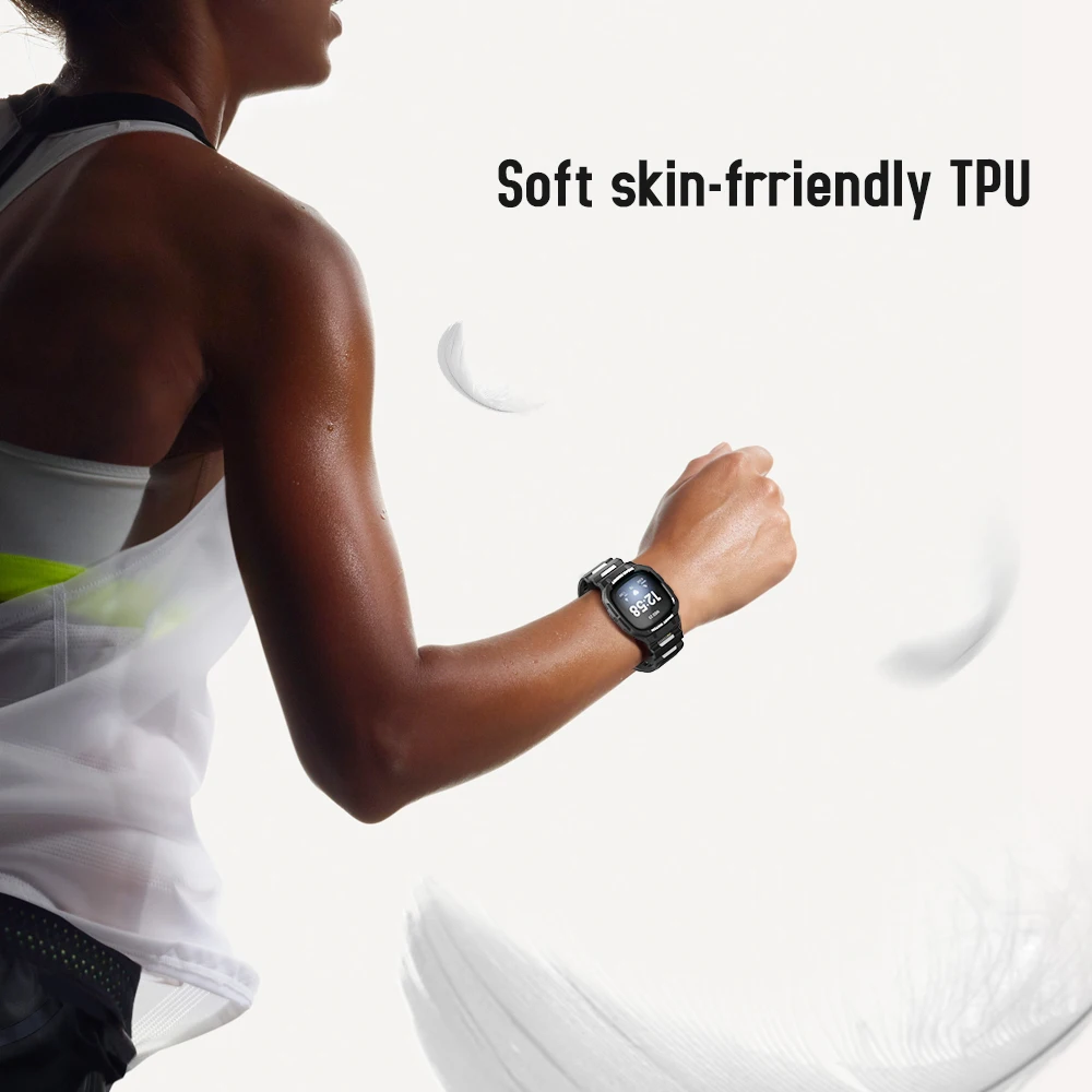 2021 Case Strap for Fitbit Versa 3 TPU Cover Smart Watches Cover TPU Shell for Fitbit Versa 3 Protector SIKAI Sport Accessories