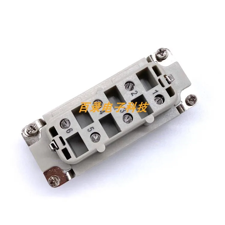 الثقيلة موصل HSB-006-F 6-pin أنثى الأساسية 6-pin مستطيلة الطيران التوصيل