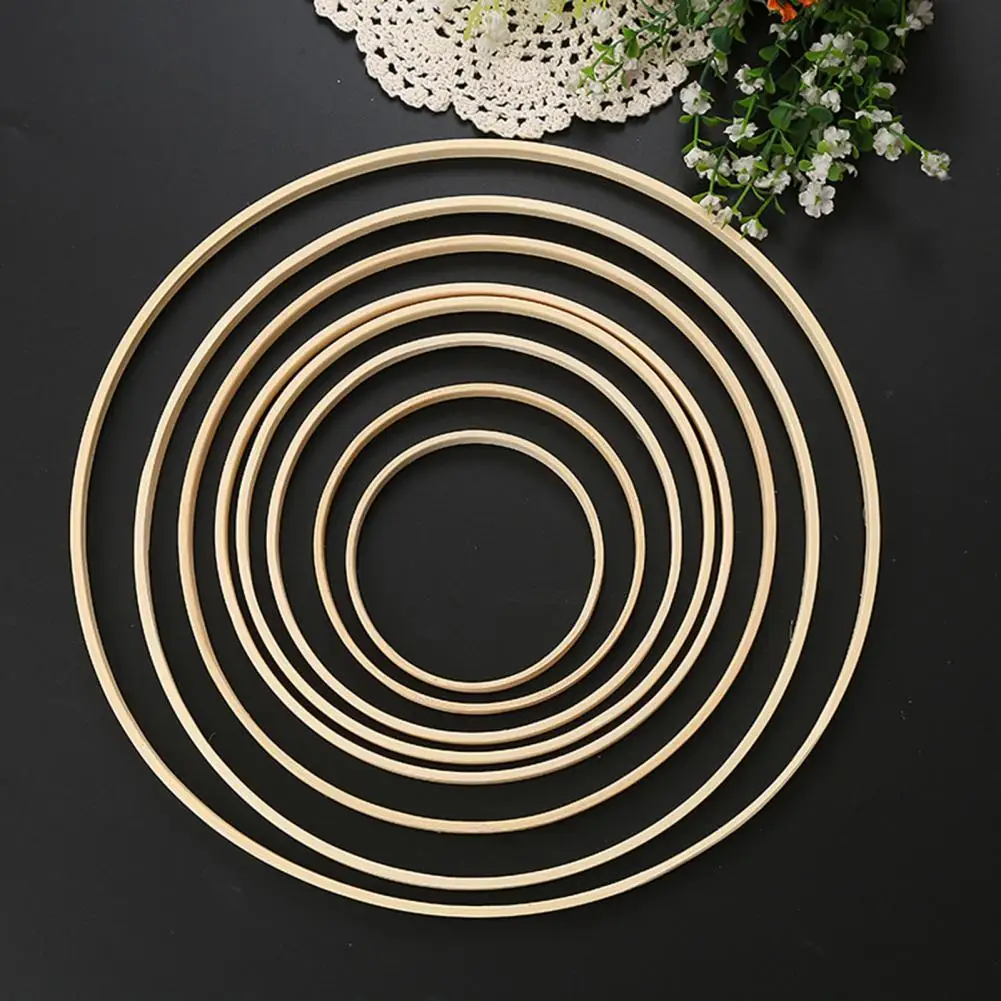 Macrame Craft Hoop  Decorative   Baby Shower Macrame Ring  Dream Catcher Ring Durable