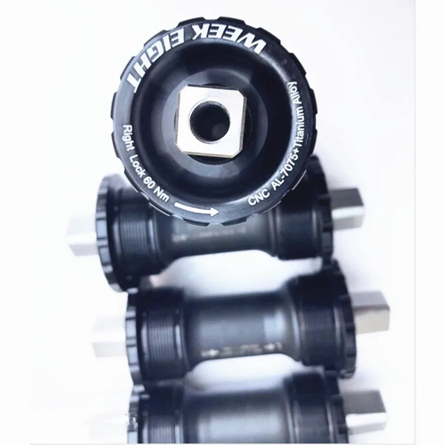 Folding Bike Bottom Bracket Bicycle Ult-light Titanium Alloy Hollow  412 Square Hole 103mm Bottom Shaft